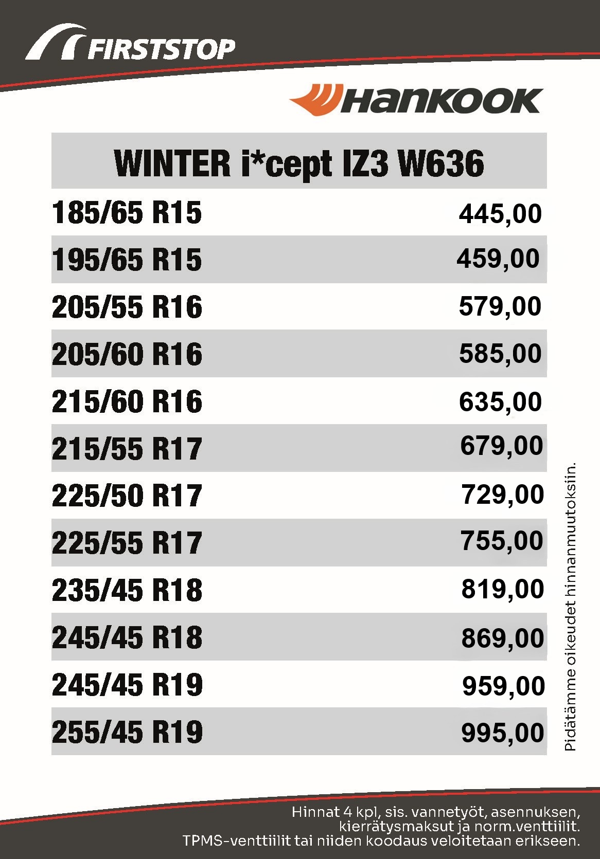 Hankook Winter i*cept IZ3 