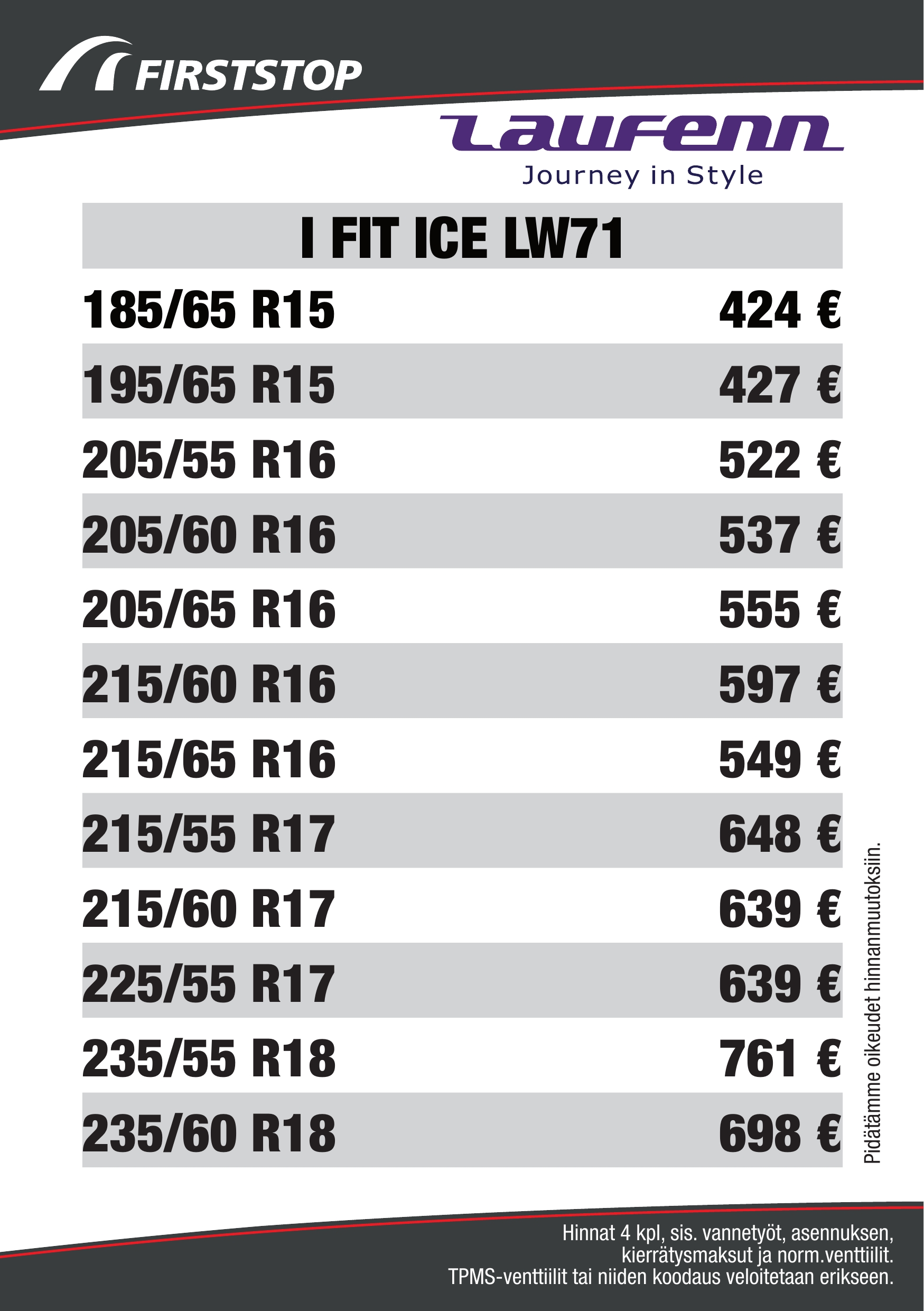 Laufenn I Fit Ice LW71 hinta